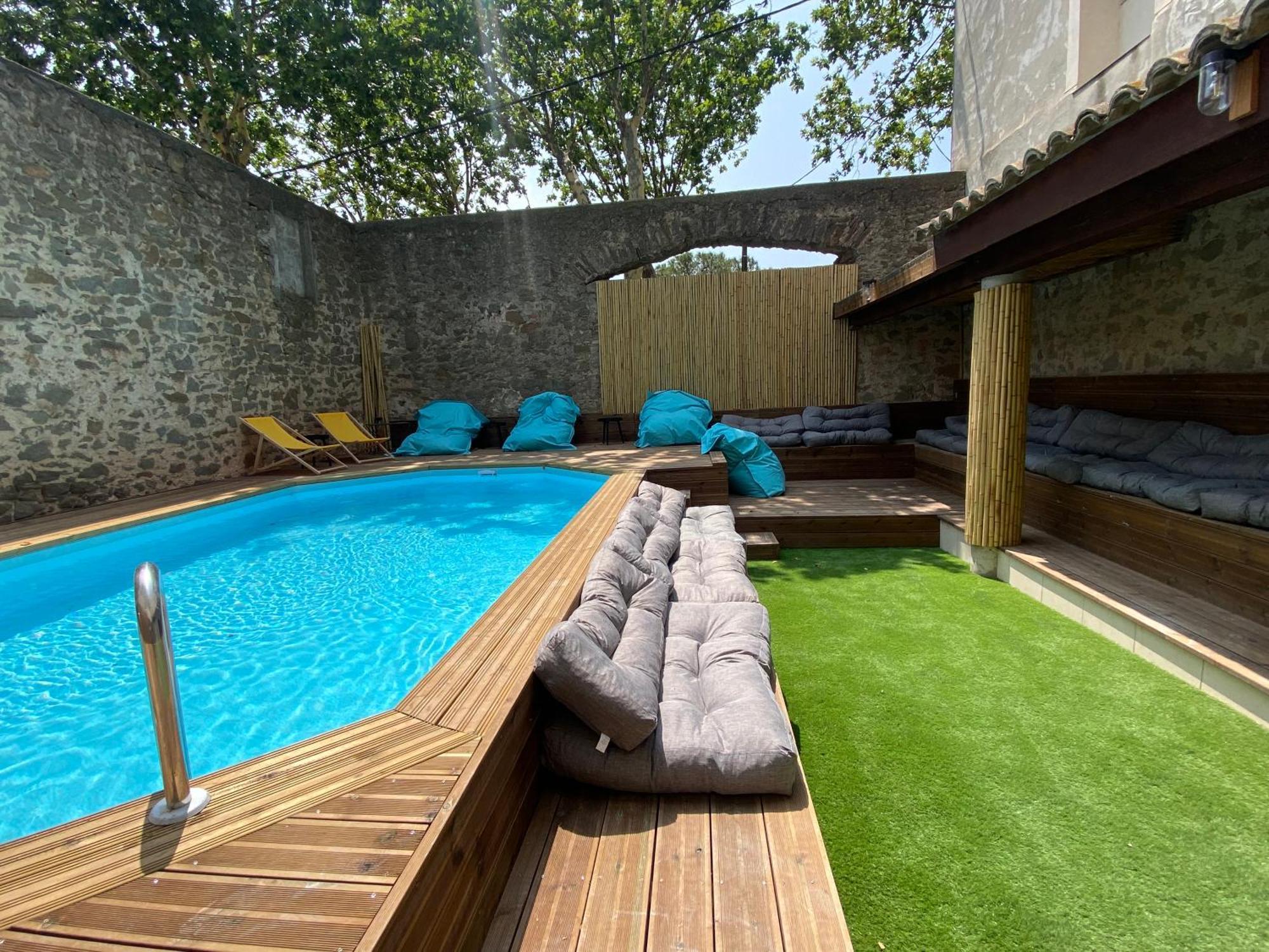 Maison, Canal Du Midi Piscine Homps  Ngoại thất bức ảnh