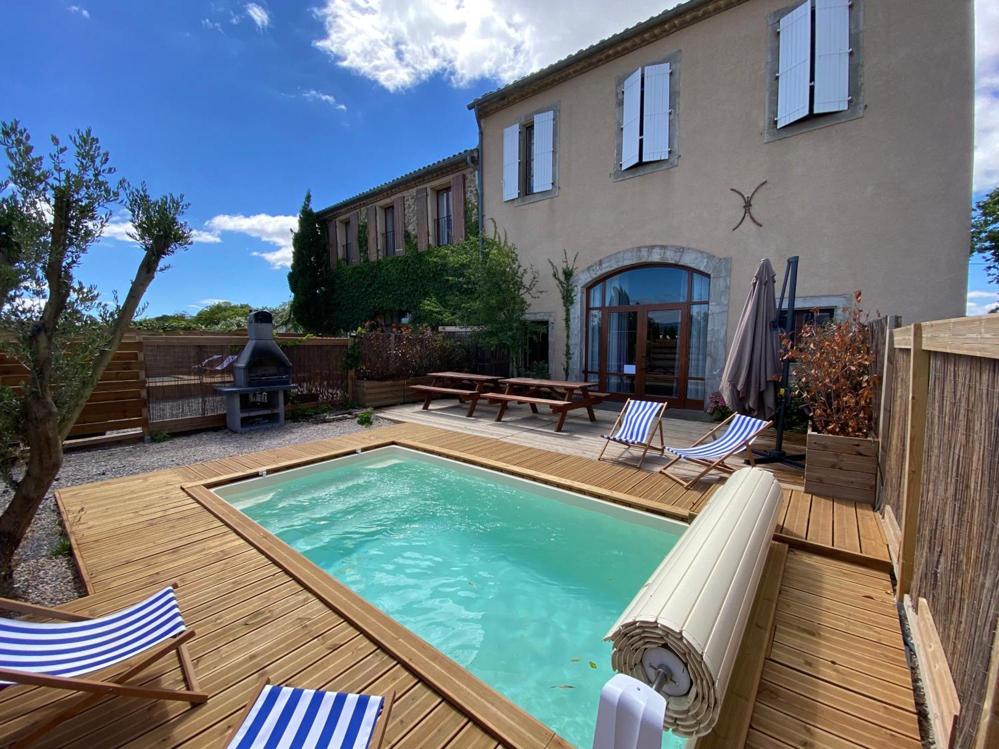 Maison, Canal Du Midi Piscine Homps  Ngoại thất bức ảnh